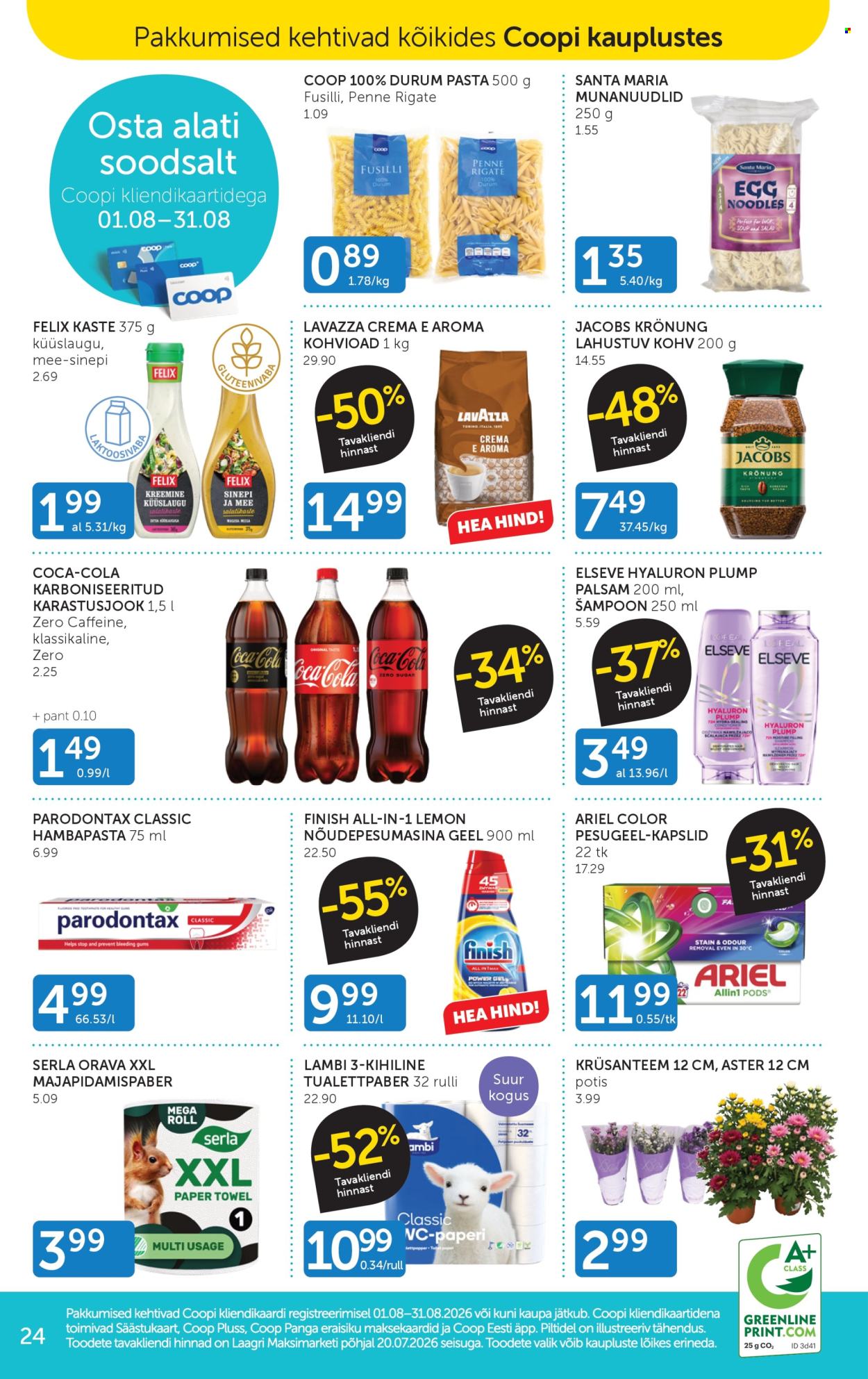 Coop kliendileht - 25.08.2026 - 31.08.2026. Lehekülg 24