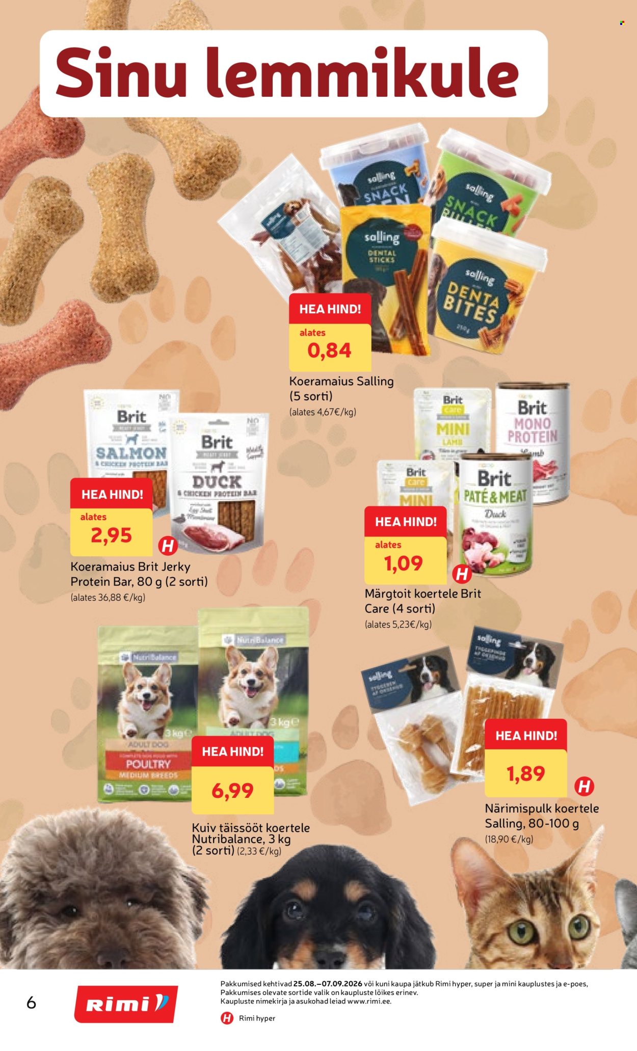 Rimi kliendileht - 25.08.2026 - 07.09.2026. Lehekülg 6