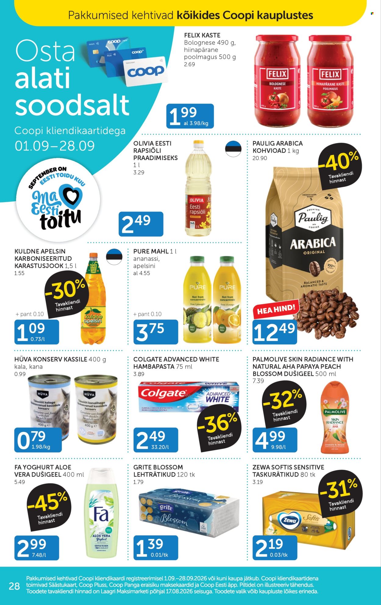 Coop kliendileht - 15.09.2026 - 21.09.2026. Lehekülg 28
