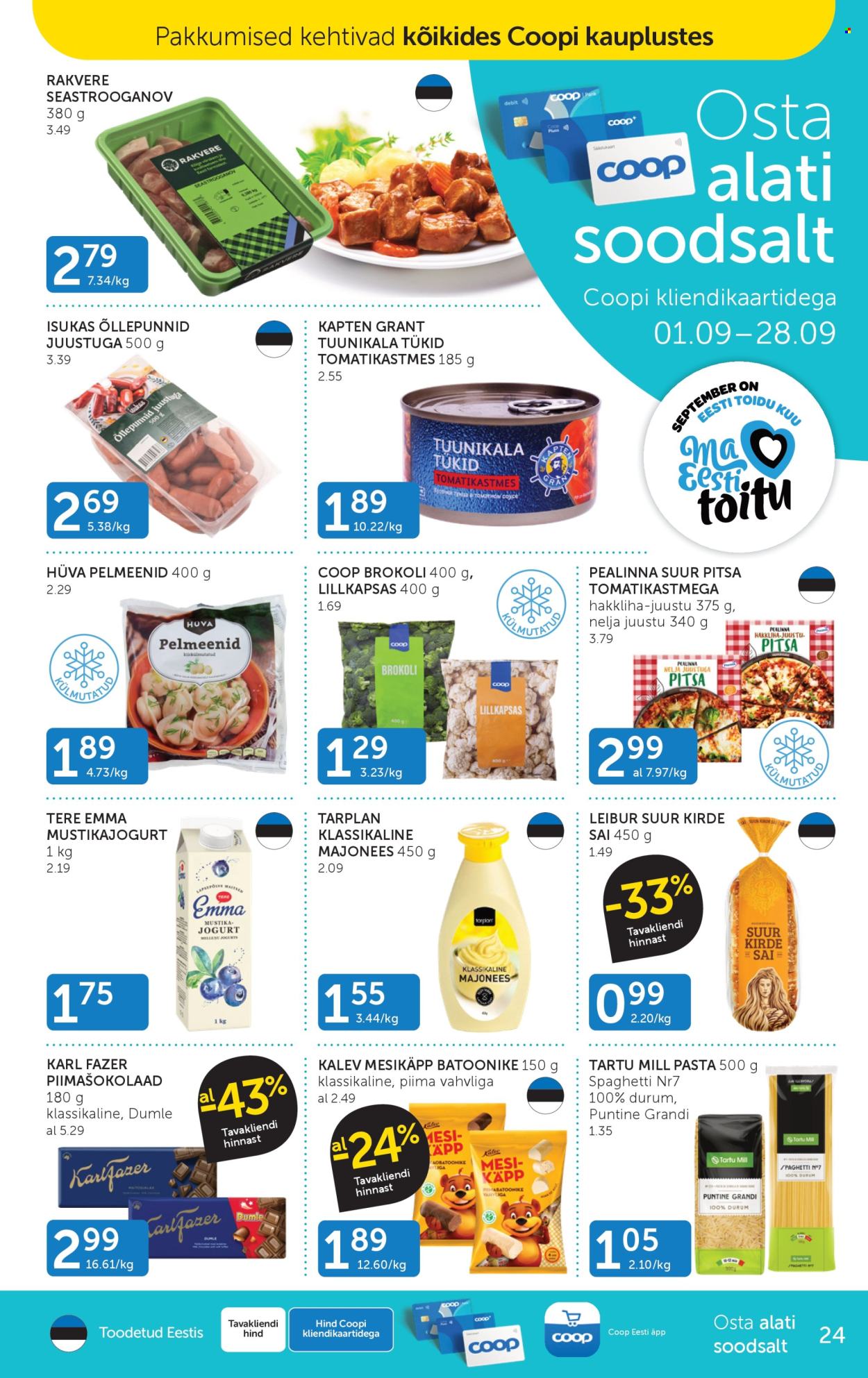 Coop kliendileht - 22.09.2026 - 28.09.2026. Lehekülg 24