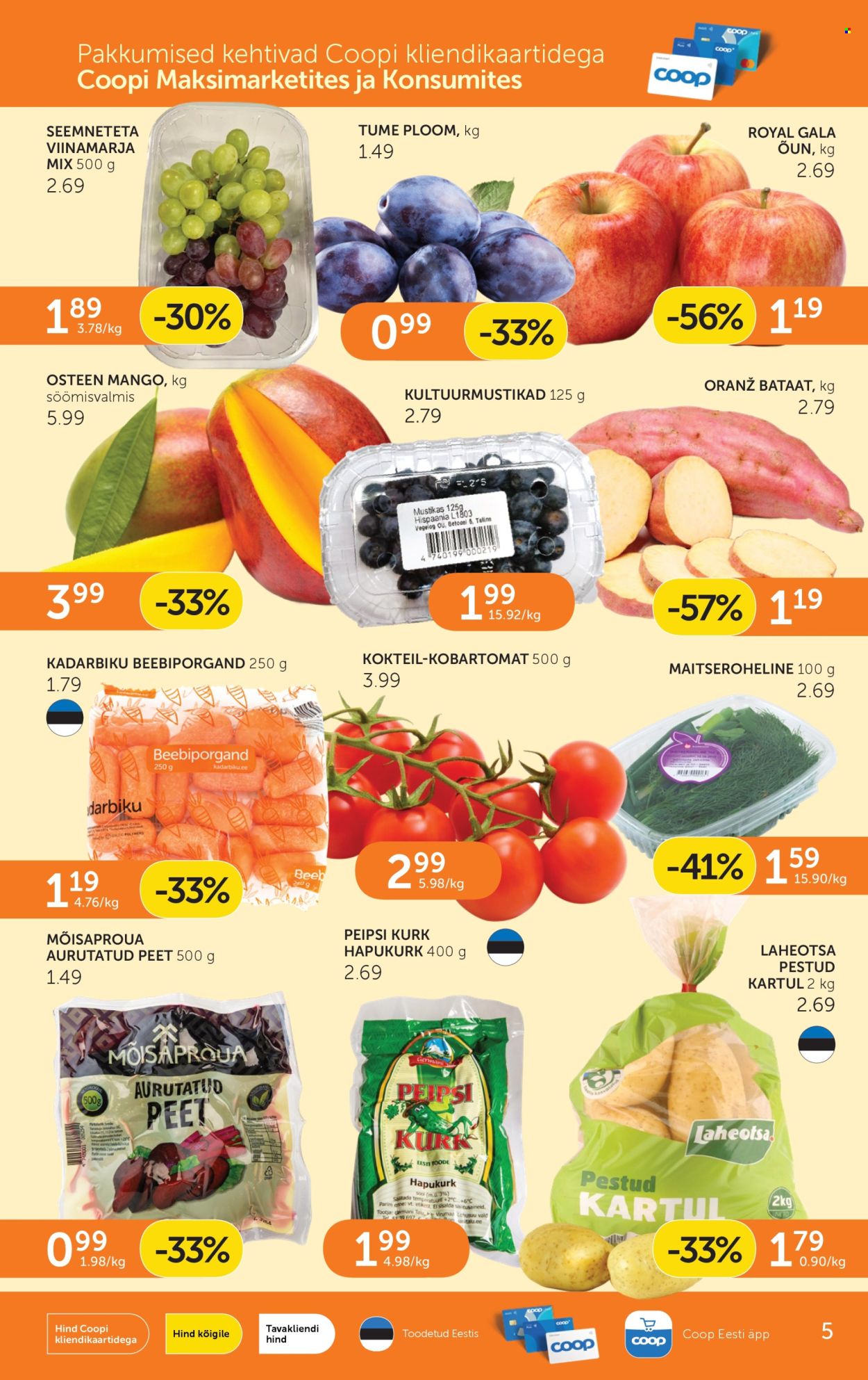 Coop kliendileht - 29.09.2026 - 05.10.2026. Lehekülg 5