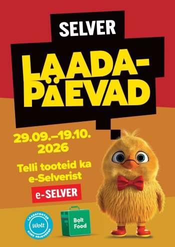Kaupluse Selver kliendileht - 29.09.2026 - 19.10.2026.