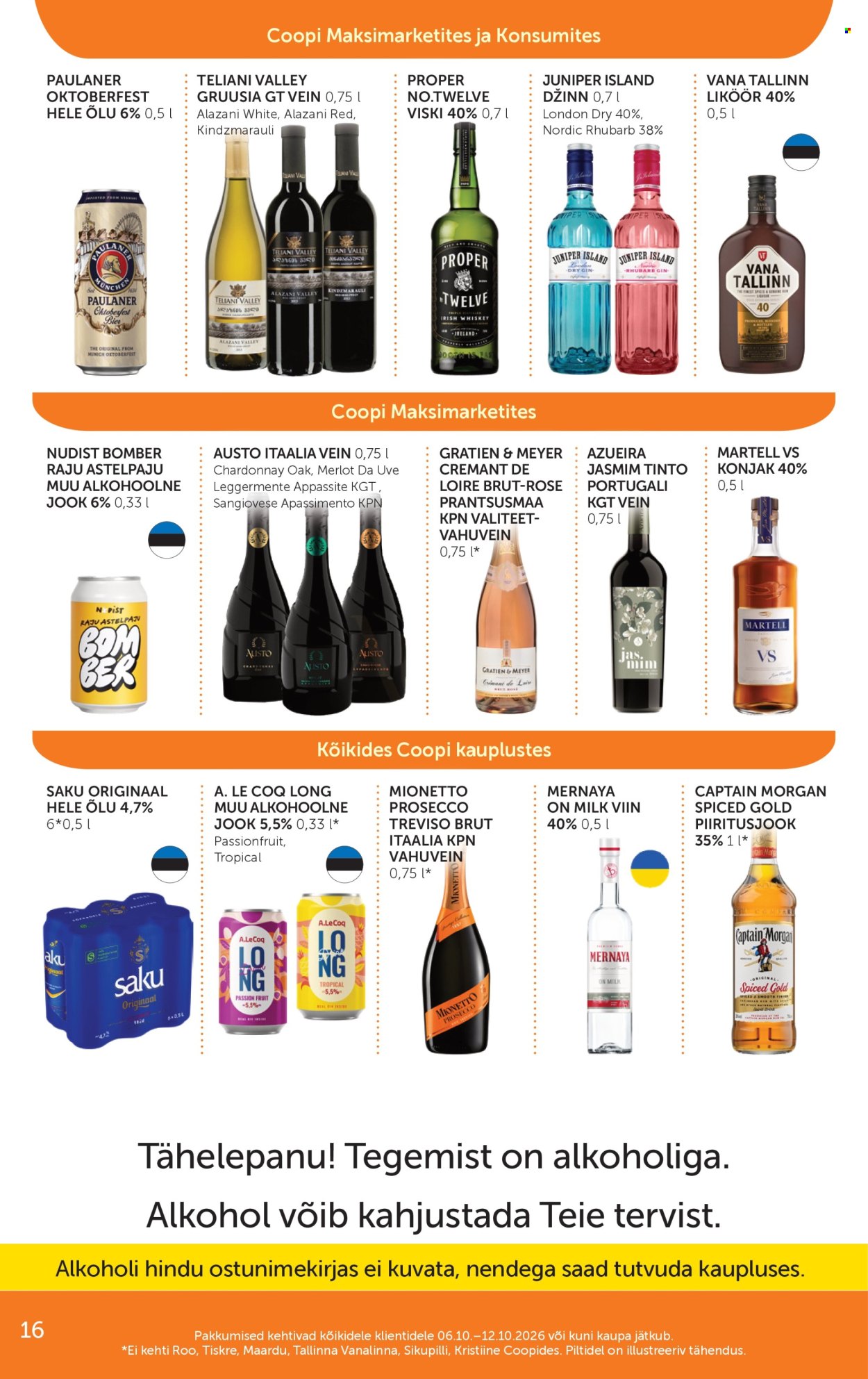 Coop kliendileht - 06.10.2026 - 12.10.2026. Lehekülg 16