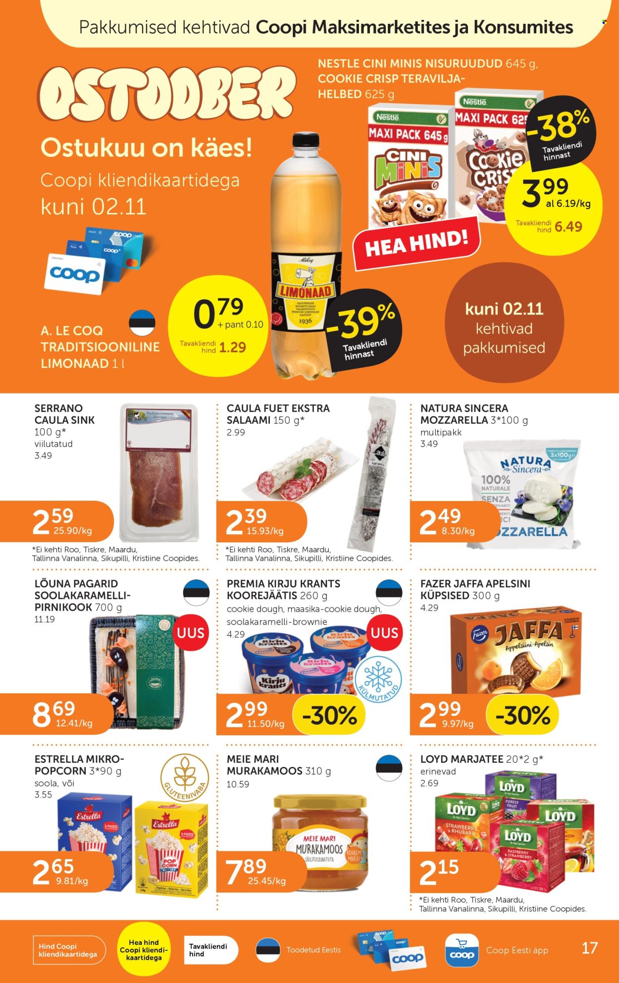 Coop kliendileht - 06.10.2026 - 12.10.2026. Lehekülg 17