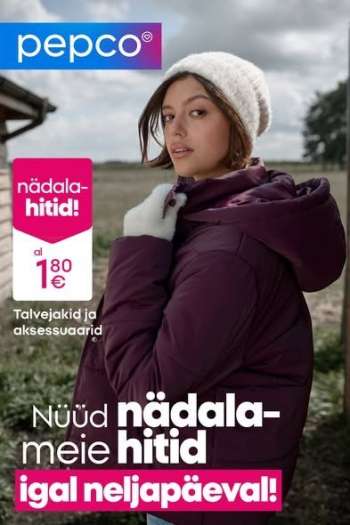 Kaupluse Pepco kliendileht.