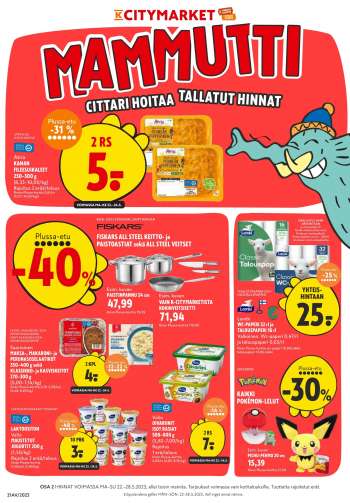 K-citymarket tarjoukset  - 22.05.2023 - 28.05.2023.
