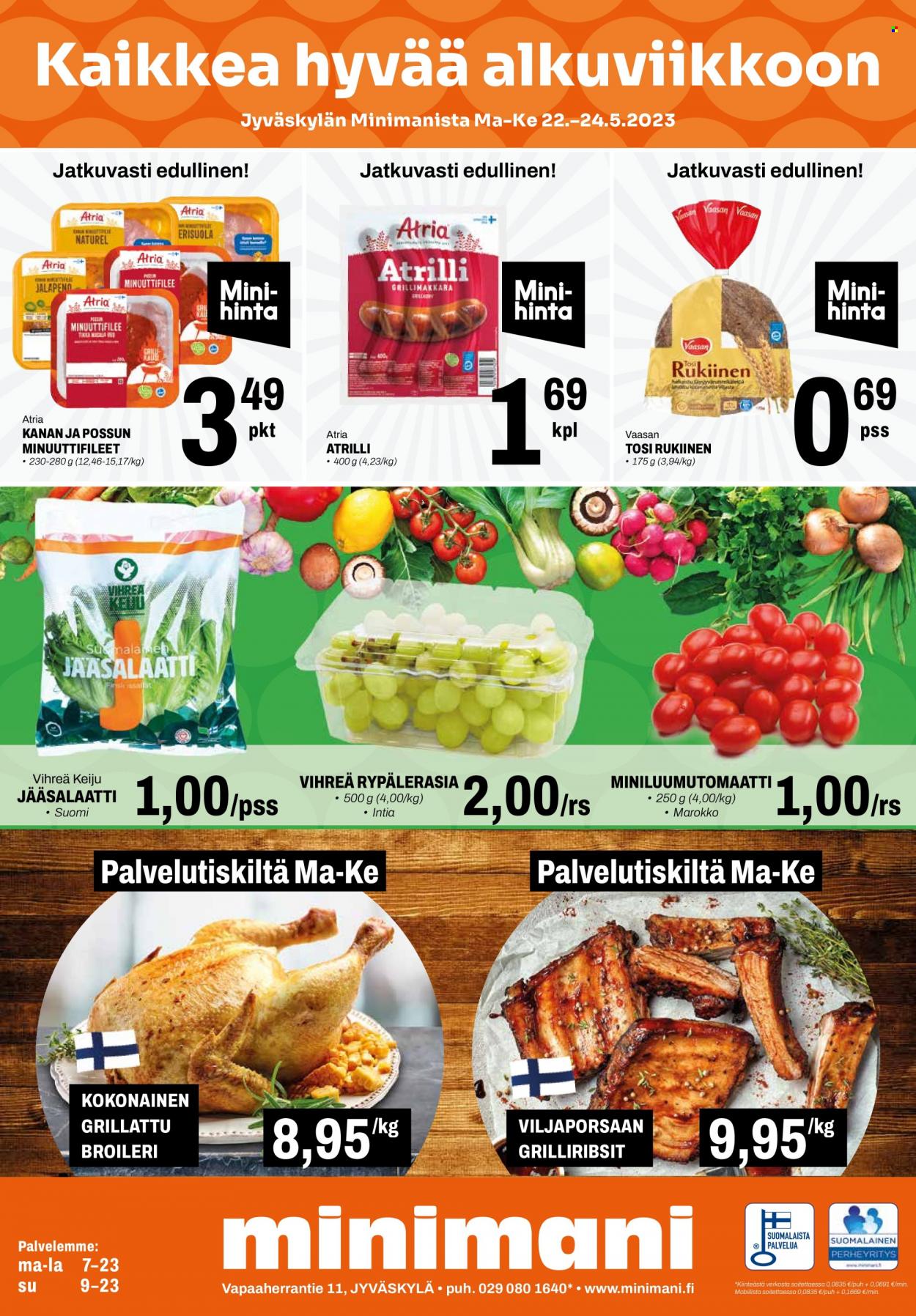 Minimani tarjoukset - 22.05.2023 - 24.05.2023. Sivu 1