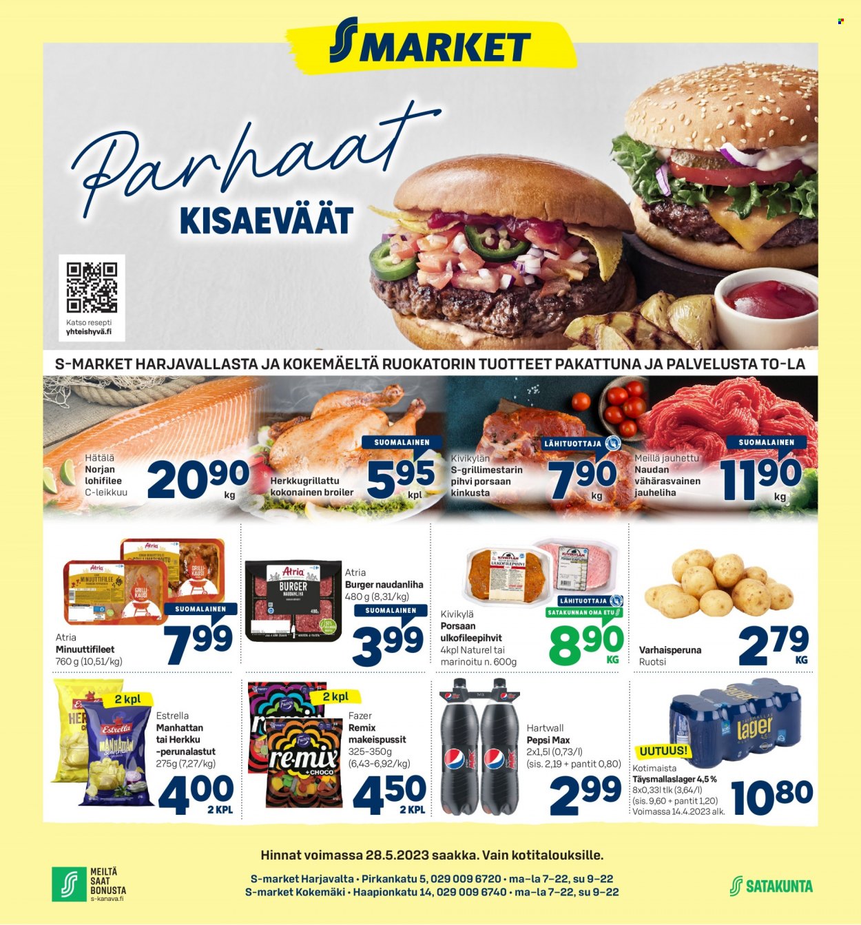S-market tarjoukset - 25.05.2023 - 28.05.2023. Sivu 1
