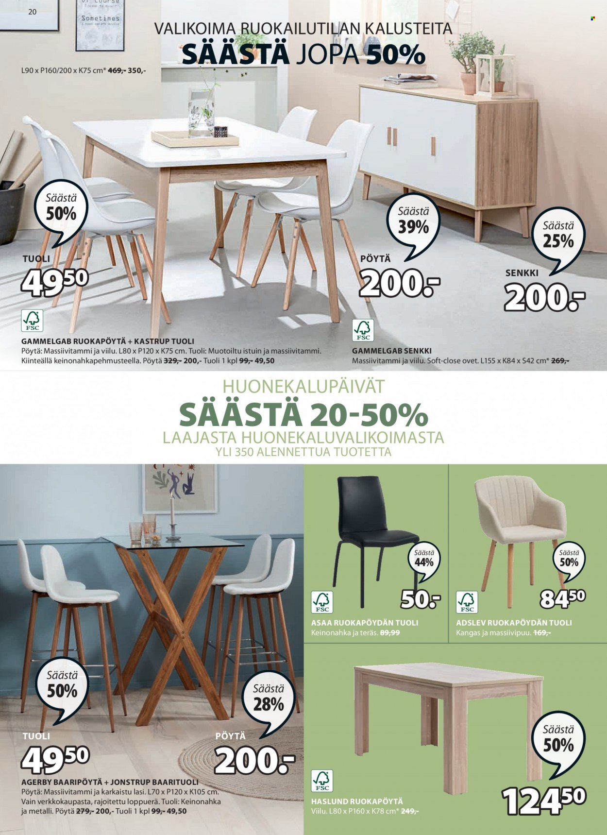 JYSK tarjoukset - 29.05.2023 - 18.06.2023. Sivu 20