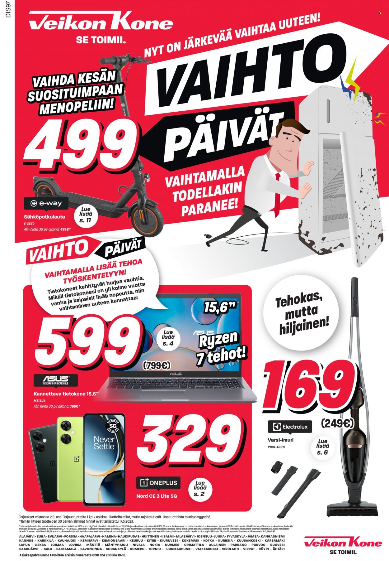 Veikon Kone tarjoukset - 29.05.2023 - 02.06.2023. Sivu 1