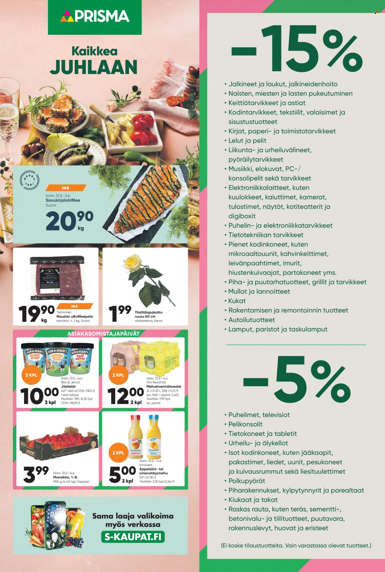 Prisma tarjoukset - 31.05.2023 - 04.06.2023. Sivu 1