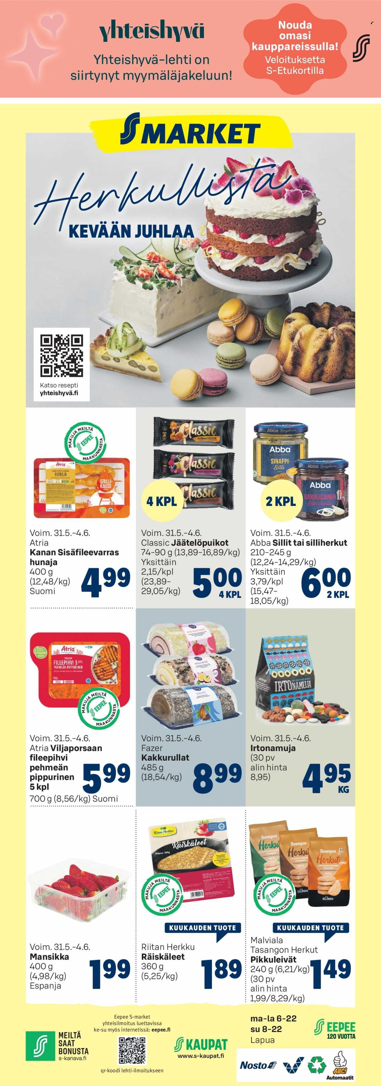 S-market tarjoukset - 31.05.2023 - 04.06.2023. Sivu 1