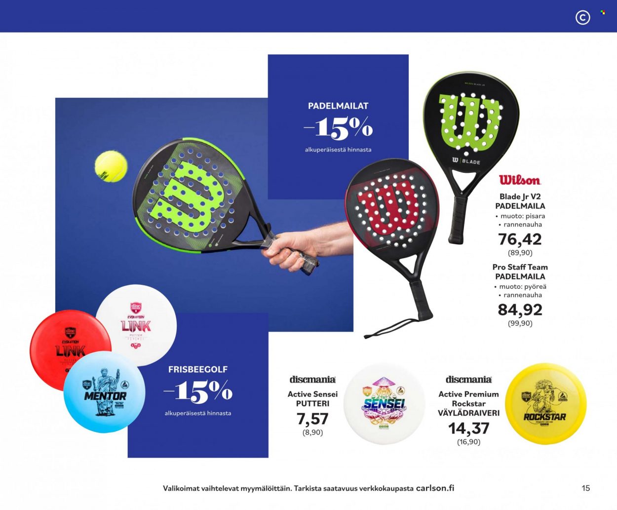 Carlson tarjoukset - 01.06.2023 - 18.06.2023. Sivu 15