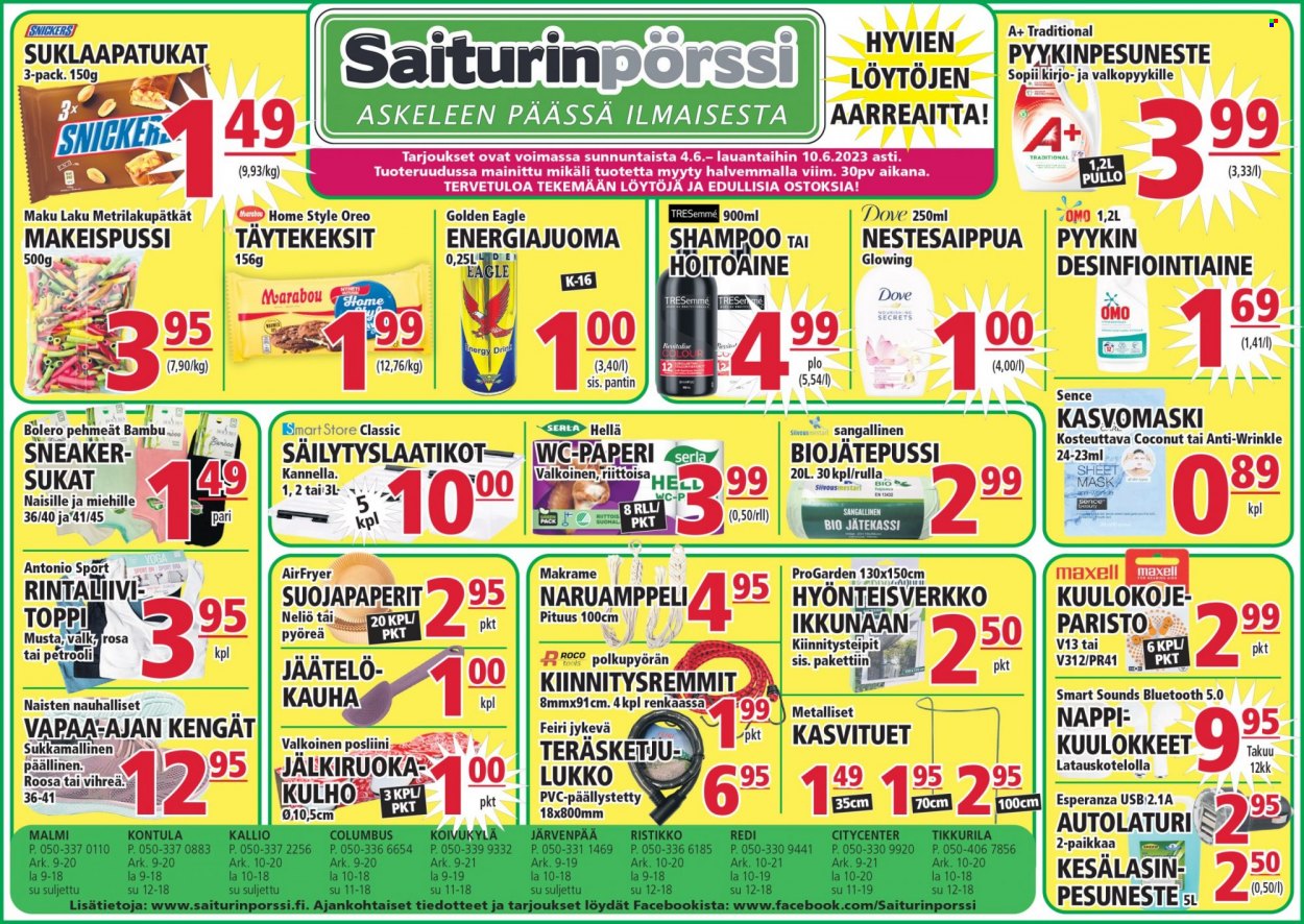 Saiturinpörssi tarjoukset - 04.06.2023 - 10.06.2023. Sivu 1