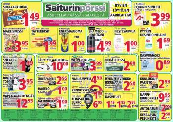 Saiturinpörssi tarjoukset  - 04.06.2023 - 10.06.2023.
