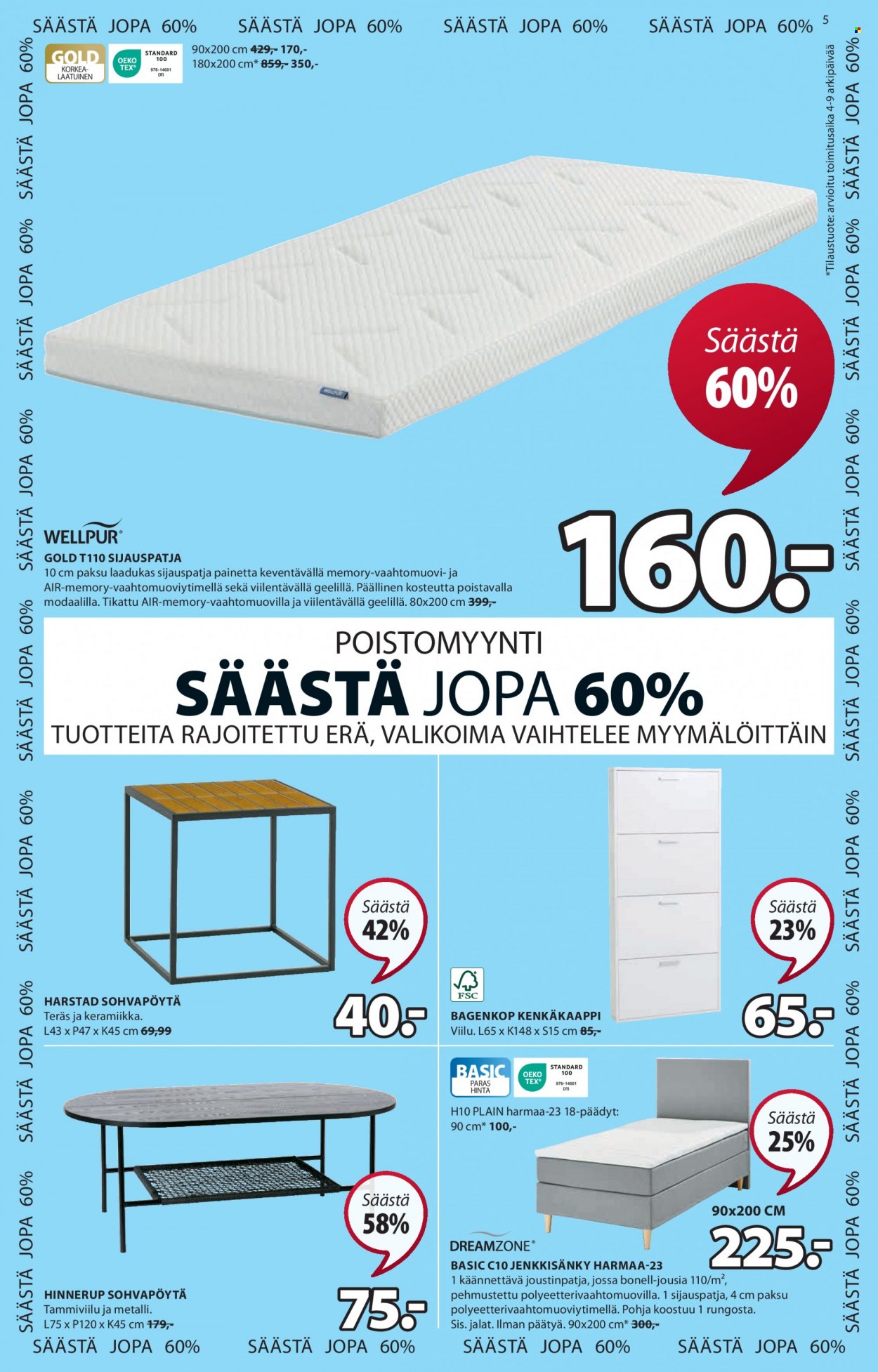 JYSK tarjoukset - 05.06.2023 - 18.06.2023. Sivu 5