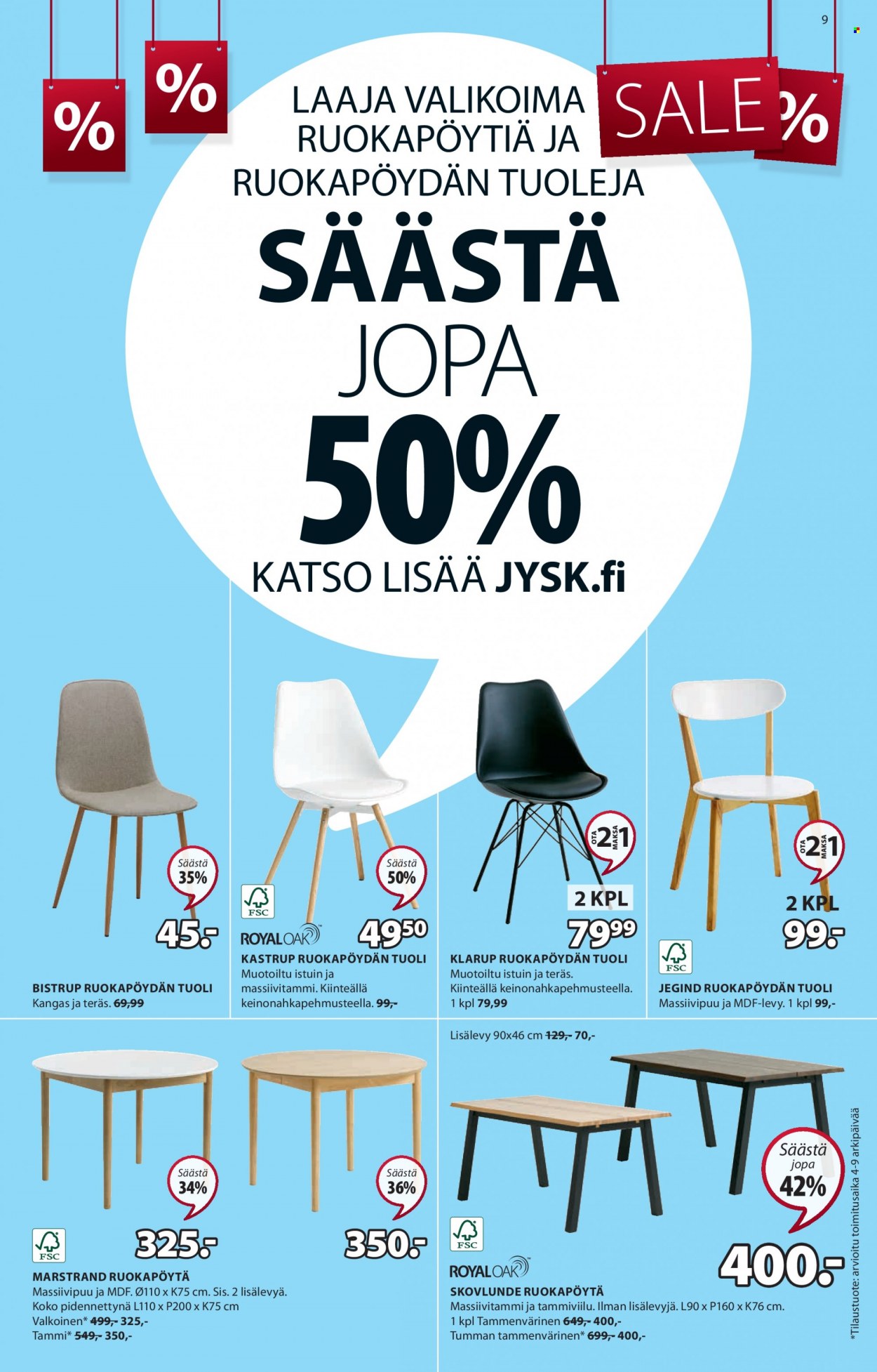JYSK tarjoukset - 05.06.2023 - 18.06.2023. Sivu 9