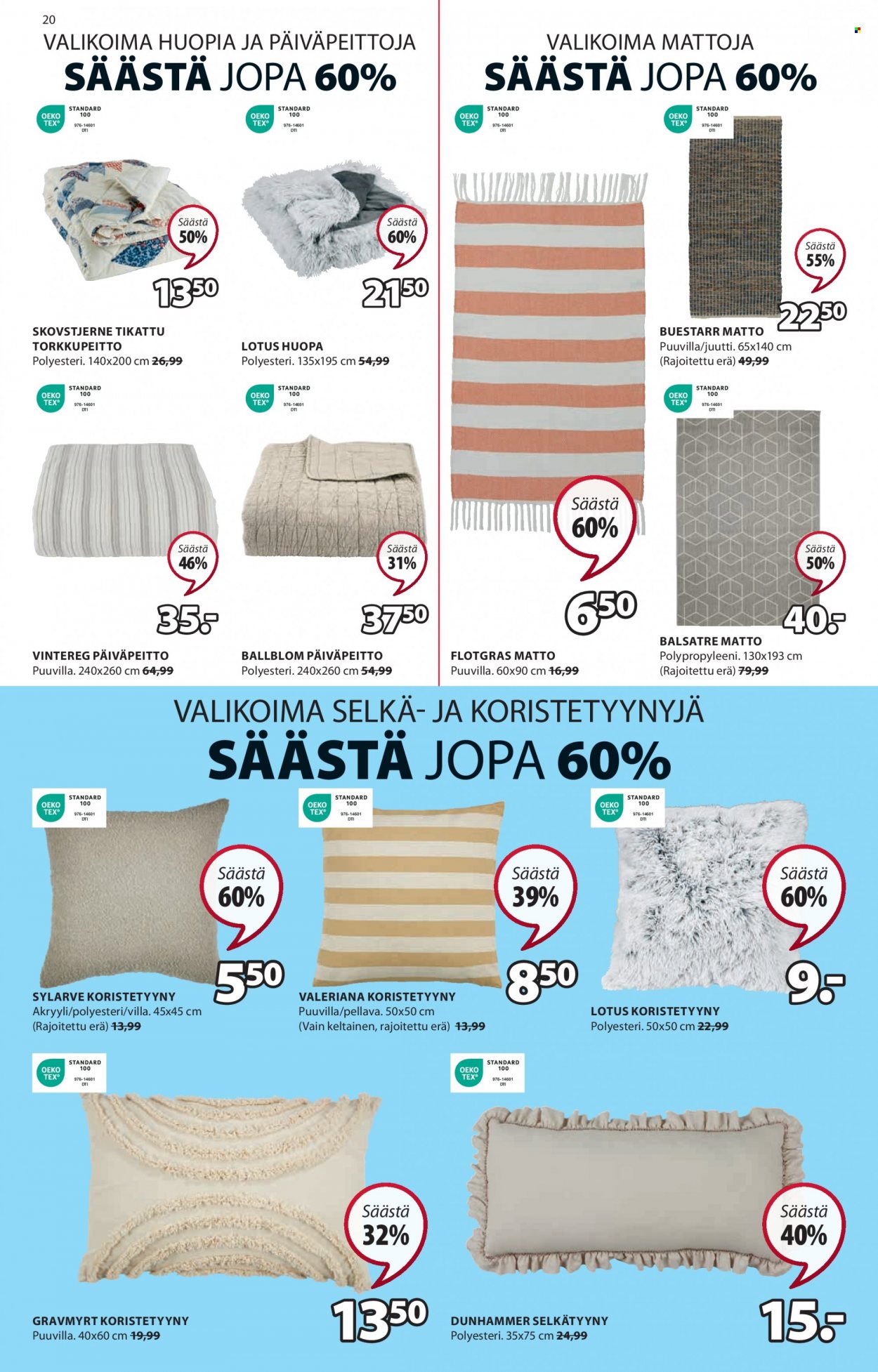 JYSK tarjoukset - 05.06.2023 - 18.06.2023. Sivu 20
