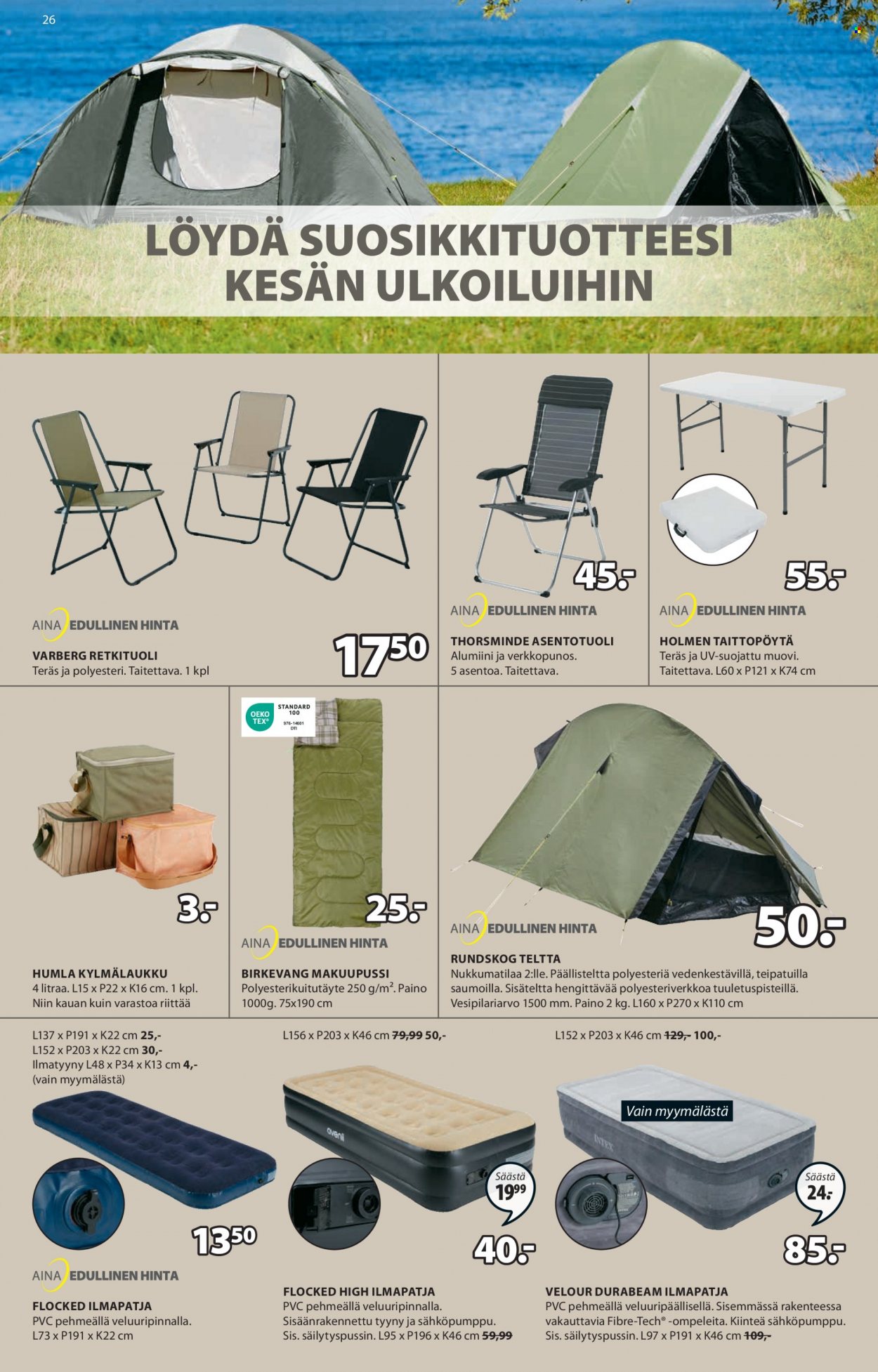JYSK tarjoukset - 05.06.2023 - 18.06.2023. Sivu 26