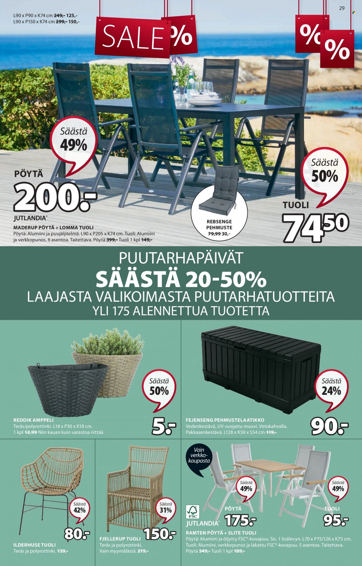JYSK tarjoukset - 05.06.2023 - 18.06.2023. Sivu 29