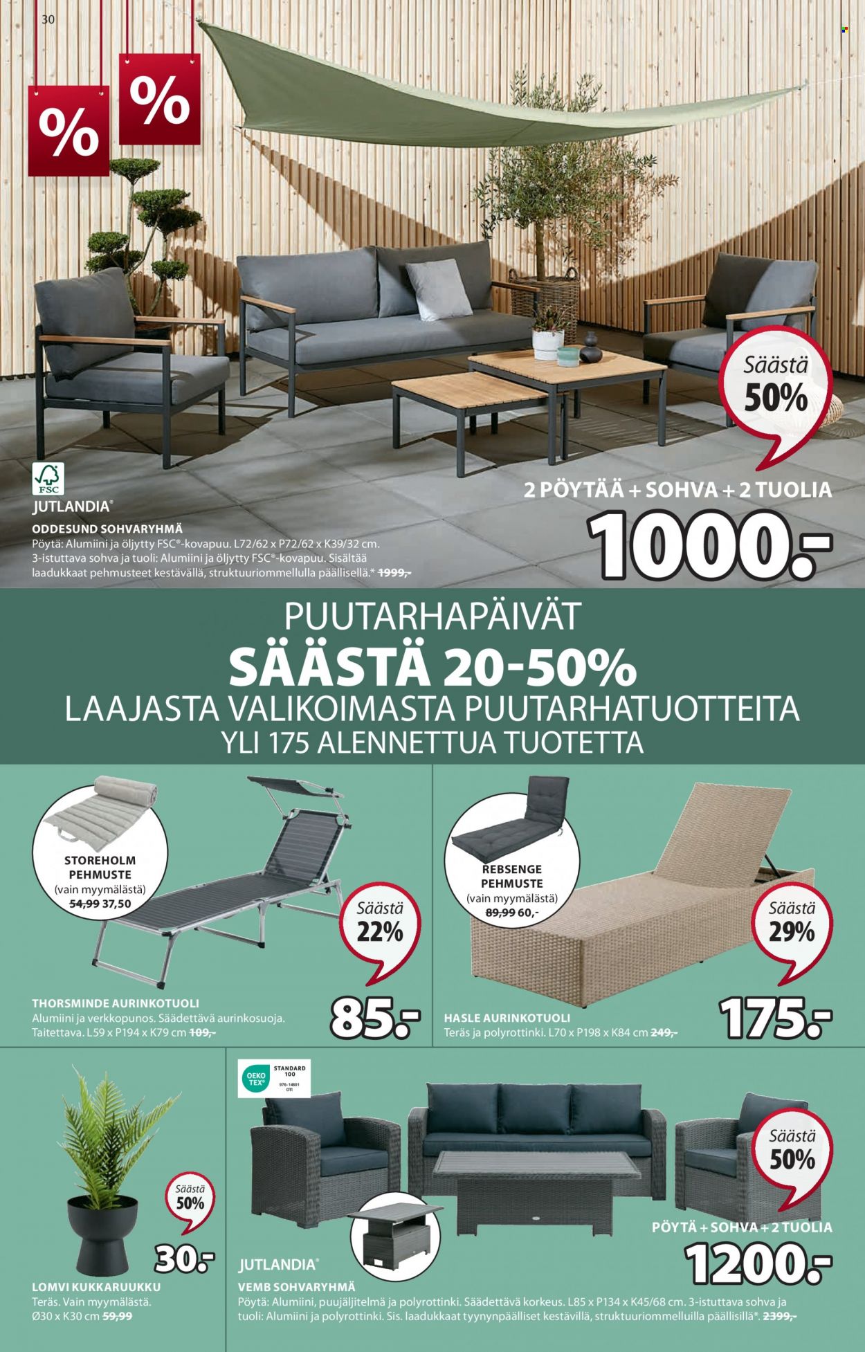 JYSK tarjoukset - 05.06.2023 - 18.06.2023. Sivu 30