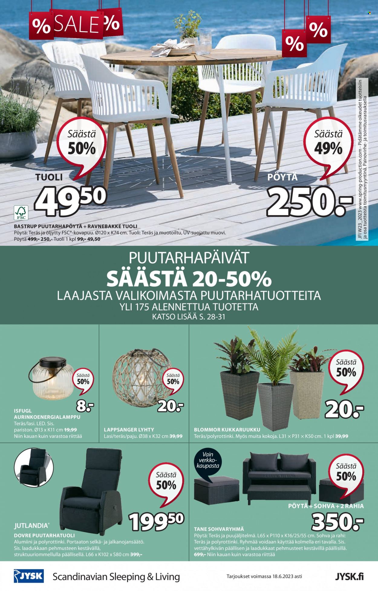 JYSK tarjoukset - 05.06.2023 - 18.06.2023. Sivu 32