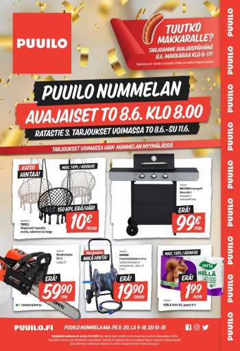 Puuilo tarjoukset  - 08.06.2023 - 11.06.2023.