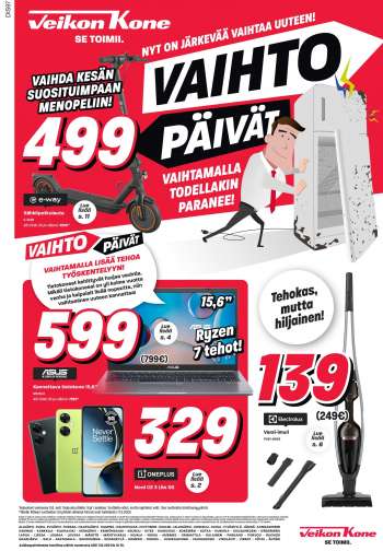 Veikon Kone tarjoukset  - 05.06.2023 - 11.06.2023.