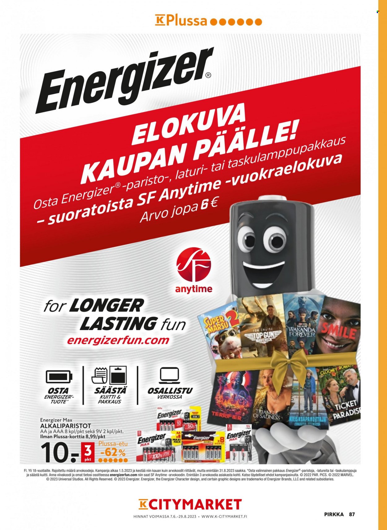 K-market tarjoukset - 07.06.2023 - 29.08.2023. Sivu 87