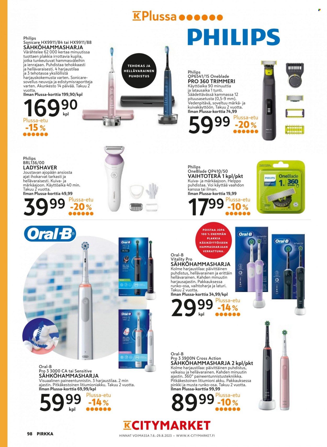 K-market tarjoukset - 07.06.2023 - 29.08.2023. Sivu 98