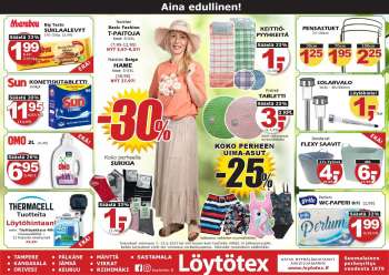 Löytötex tarjoukset  - 07.06.2023 - 13.06.2023.