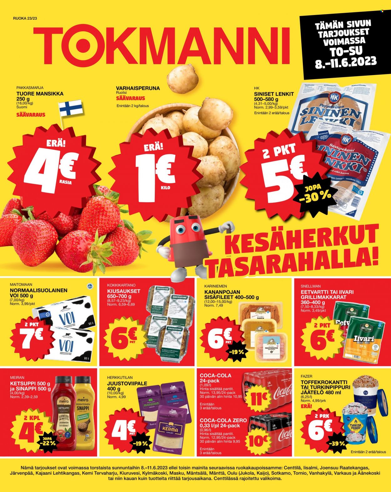 Tokmanni tarjoukset - 08.06.2023 - 11.06.2023. Sivu 1
