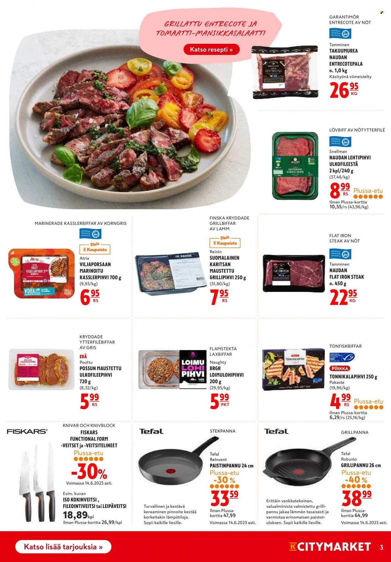 K-citymarket tarjoukset - 08.06.2023 - 14.06.2023. Sivu 3