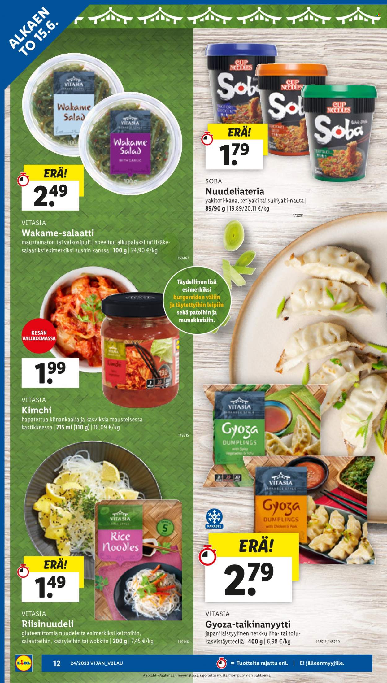 Lidl tarjoukset - 15.06.2023 - 18.06.2023. Sivu 14