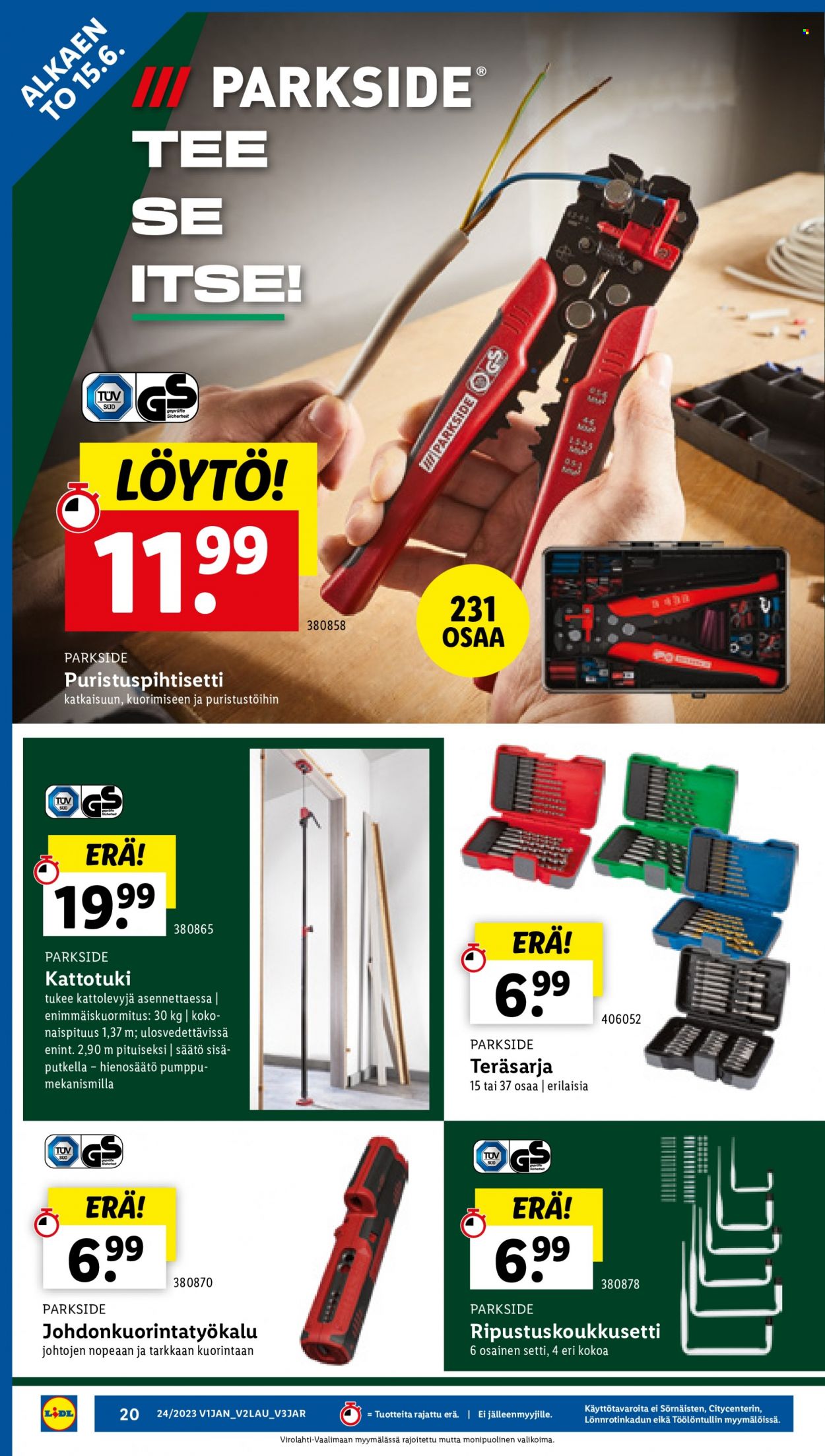 Lidl tarjoukset - 15.06.2023 - 18.06.2023. Sivu 24