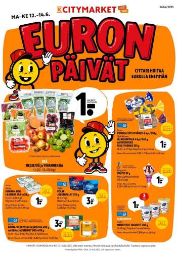 K-citymarket tarjoukset  - 12.06.2023 - 18.06.2023.