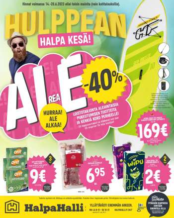 HalpaHalli tarjoukset  - 14.06.2023 - 20.06.2023.