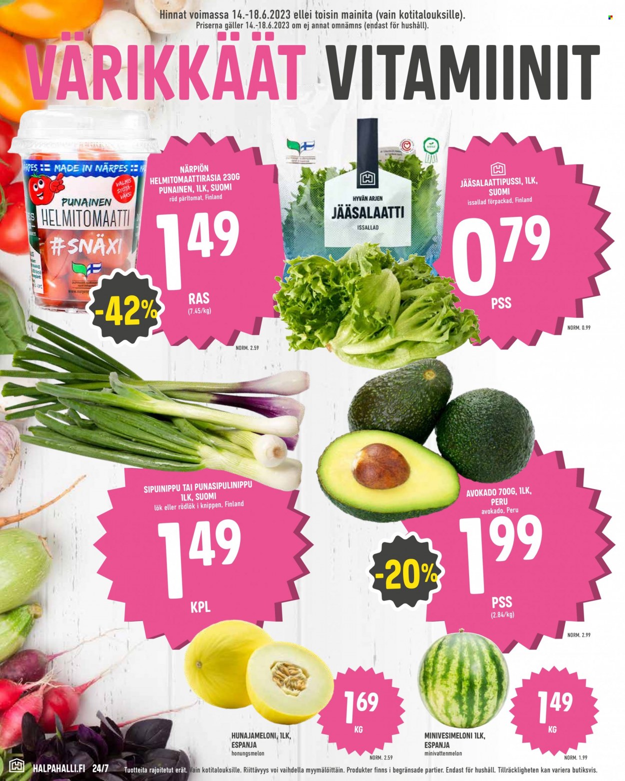 HalpaHalli tarjoukset - 14.06.2023 - 20.06.2023. Sivu 2
