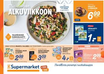 K-Supermarket tarjoukset  - 12.06.2023 - 14.06.2023.
