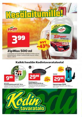 Kodintavaratalo tarjoukset  - 12.06.2023 - 21.06.2023.