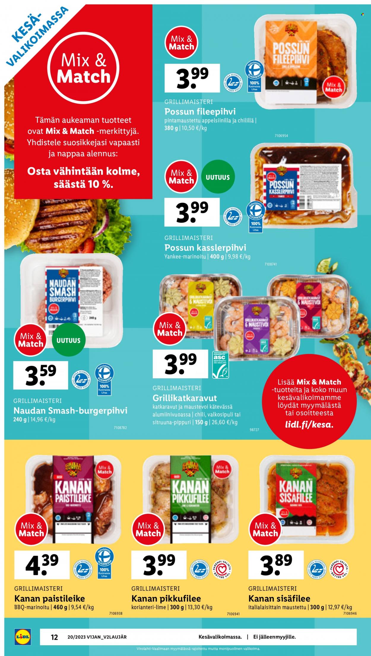 Lidl tarjoukset - 19.06.2023 - 25.06.2023. Sivu 14