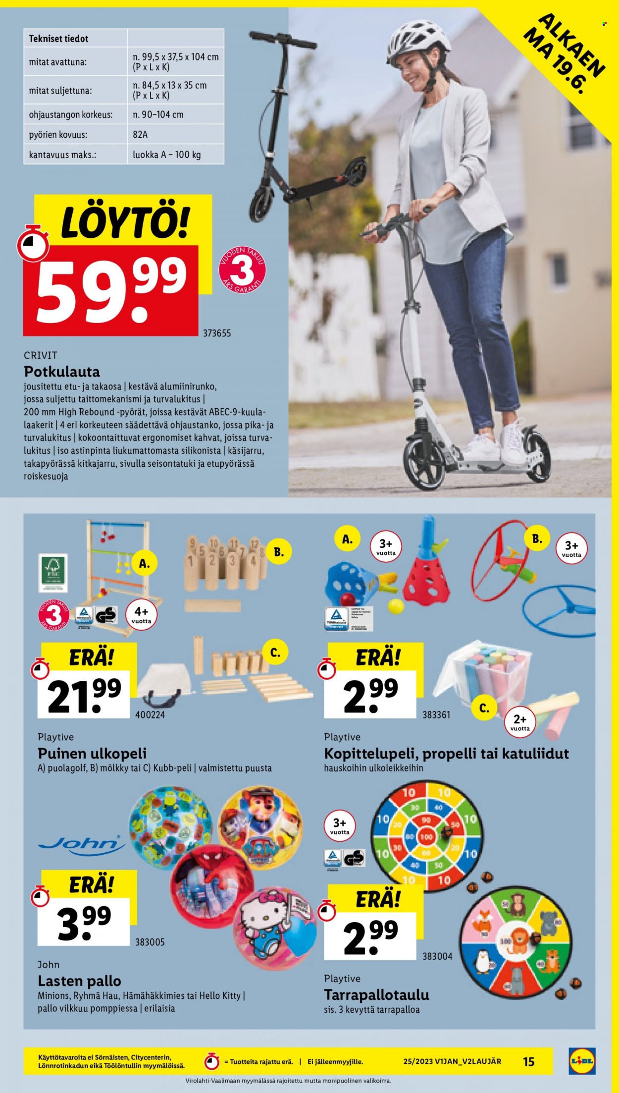 Lidl tarjoukset - 19.06.2023 - 25.06.2023. Sivu 19