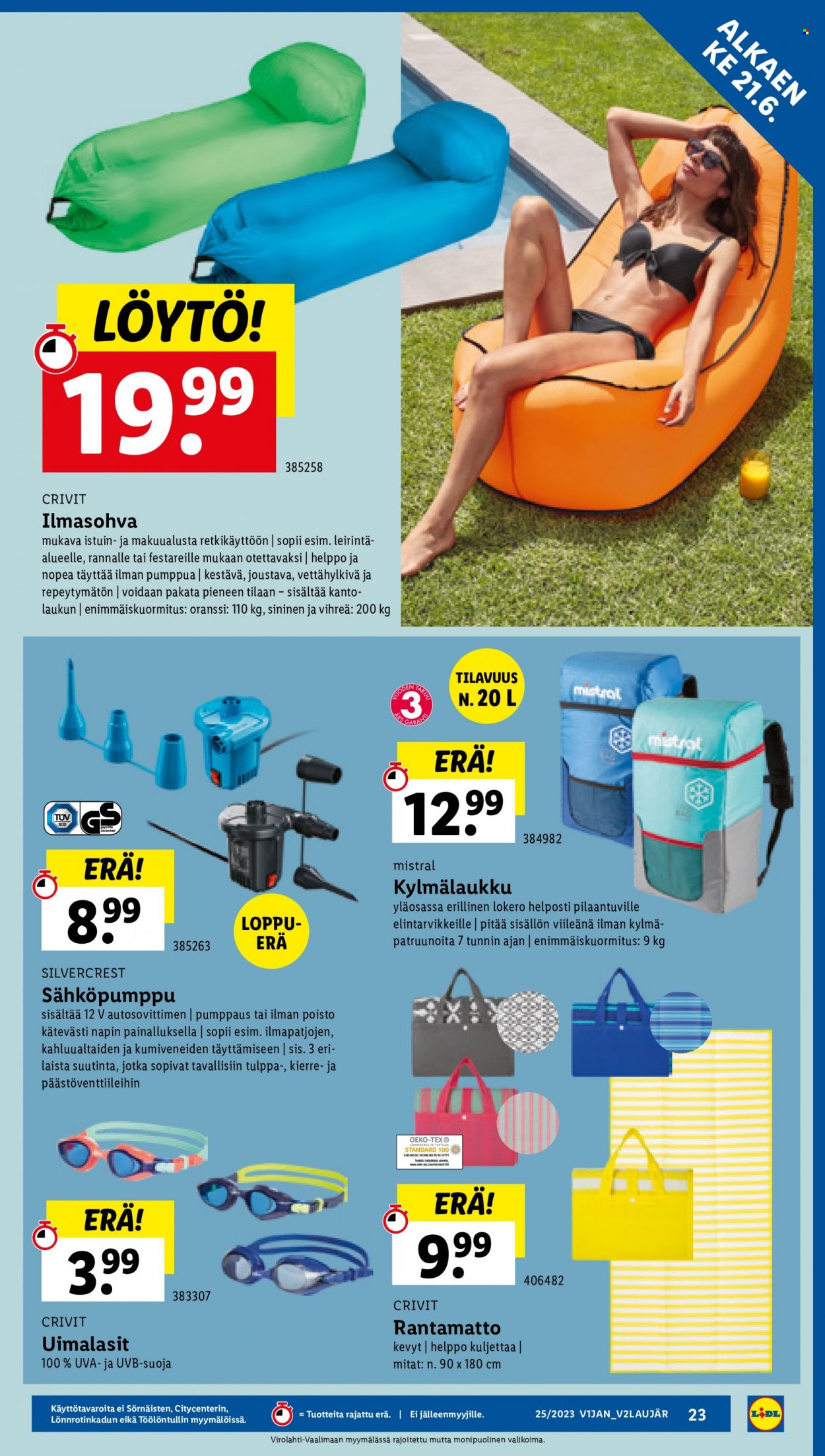 Lidl tarjoukset - 19.06.2023 - 25.06.2023. Sivu 27
