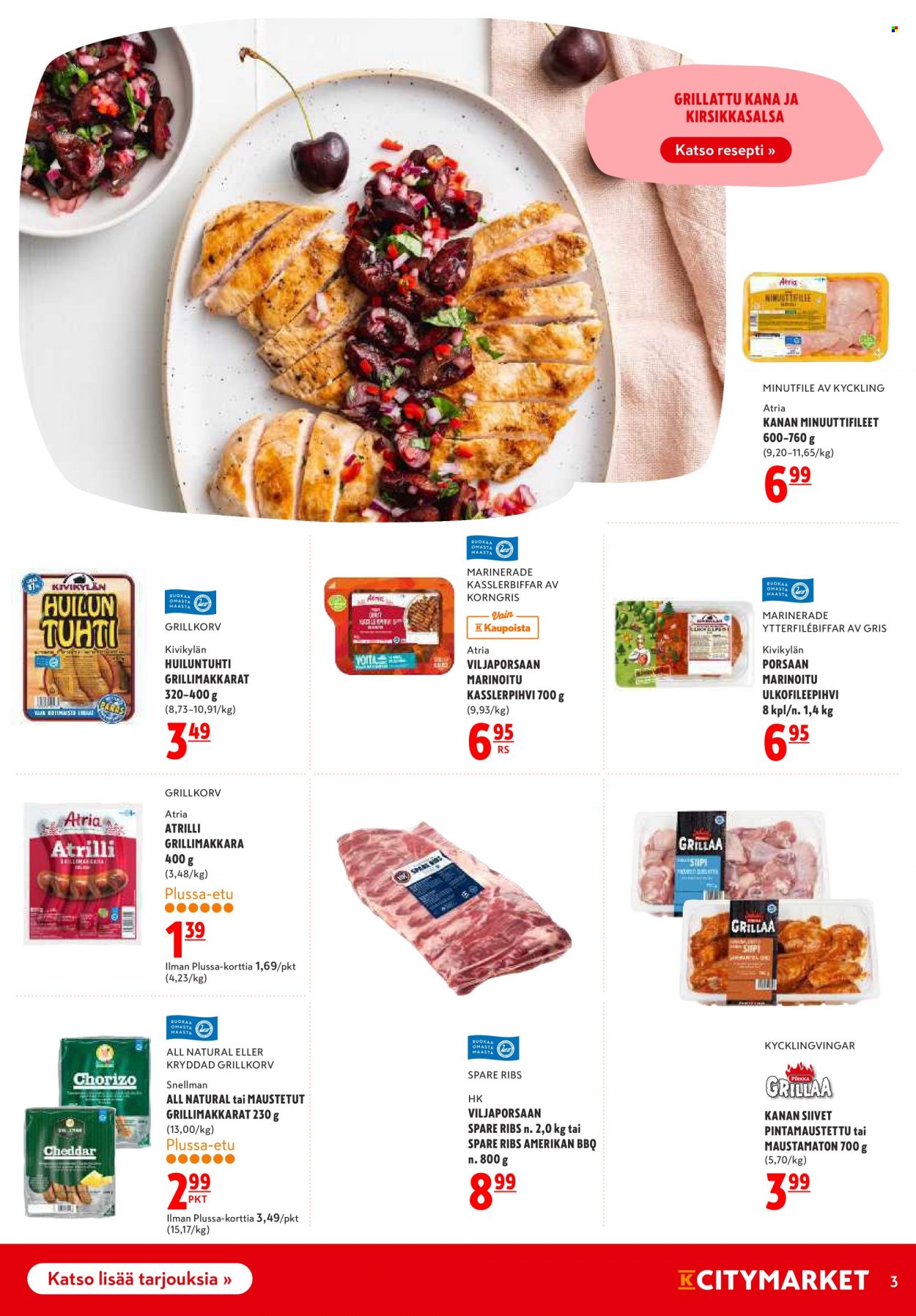 K-citymarket tarjoukset - 19.06.2023 - 25.06.2023. Sivu 3