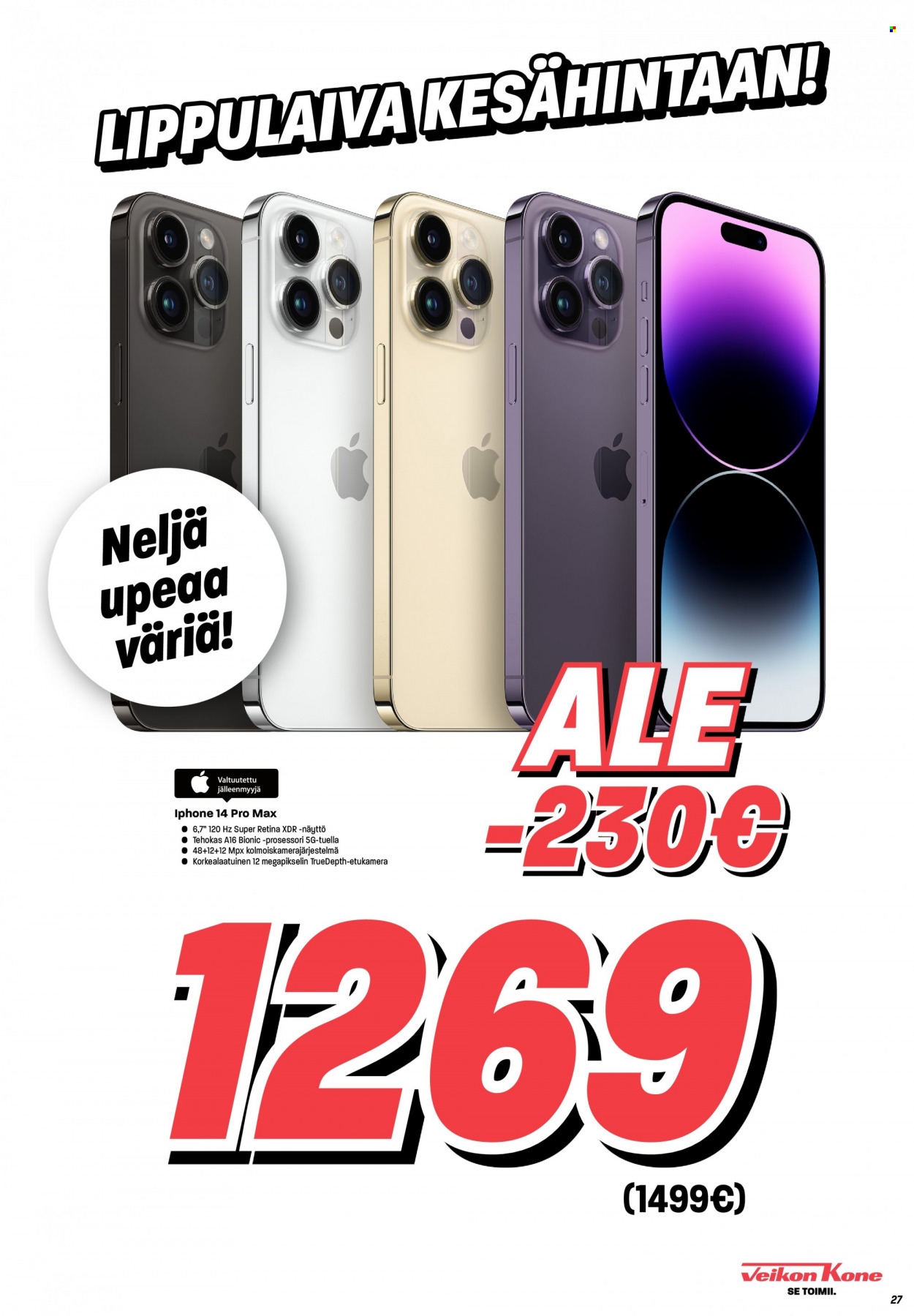 Veikon Kone tarjoukset - 18.06.2023 - 24.06.2023. Sivu 27