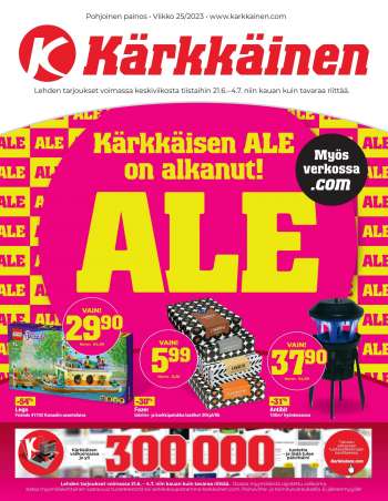 Kärkkäinen tarjoukset  - 21.06.2023 - 04.07.2023.