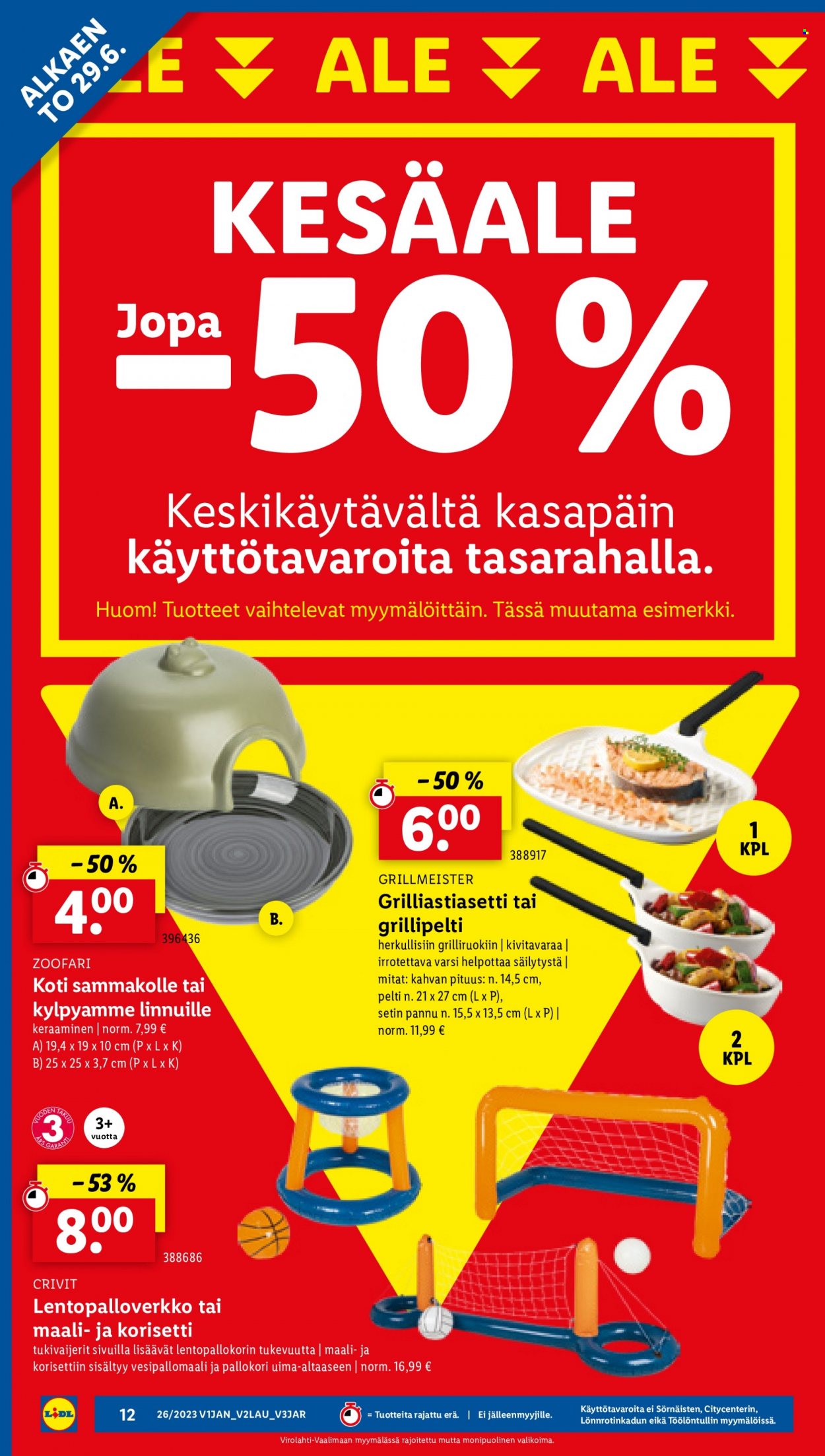 Lidl tarjoukset - 29.06.2023 - 05.07.2023. Sivu 14