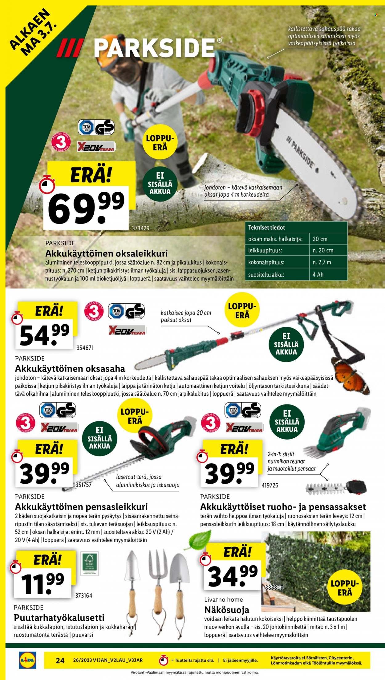 Lidl tarjoukset - 29.06.2023 - 05.07.2023. Sivu 28