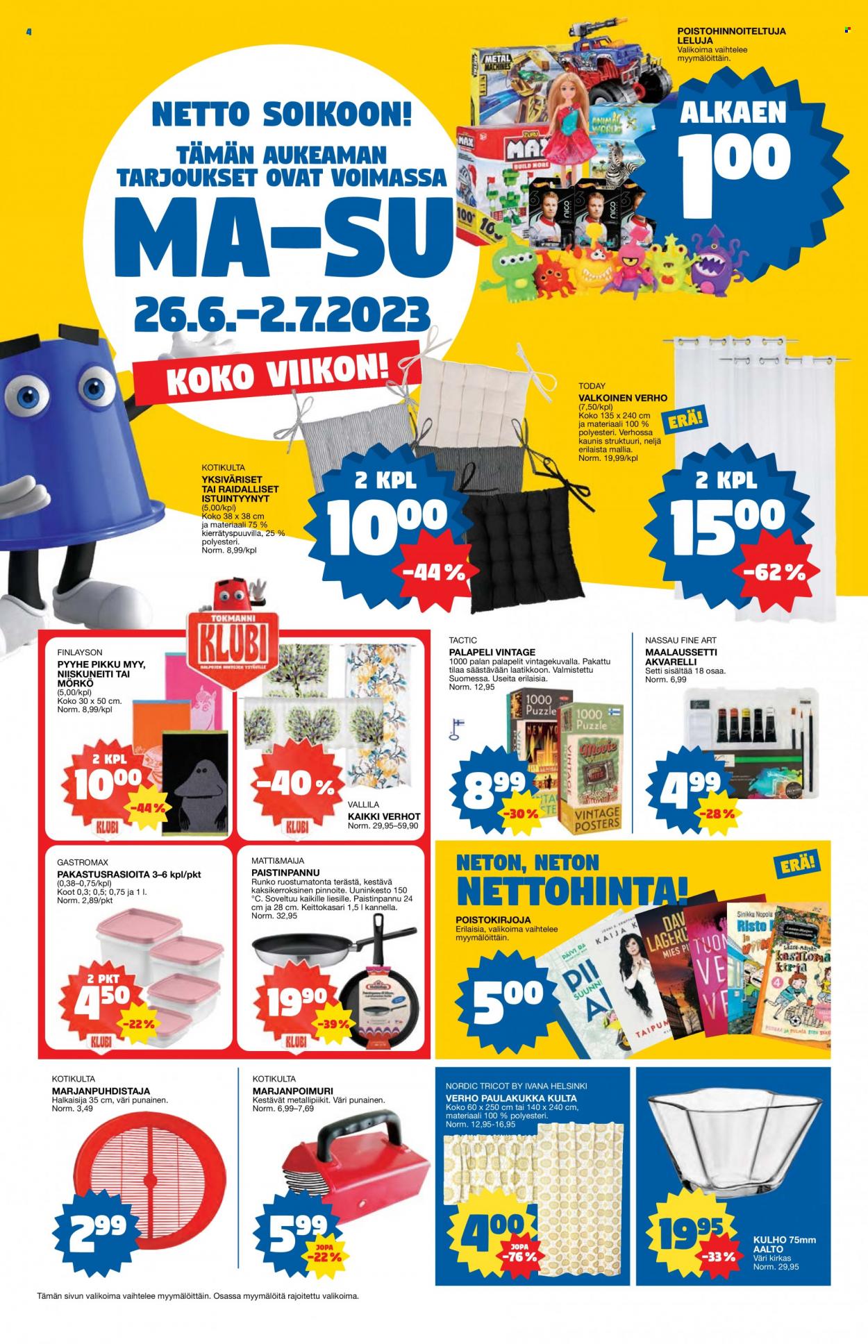 Tokmanni tarjoukset - 26.06.2023 - 02.07.2023. Sivu 4