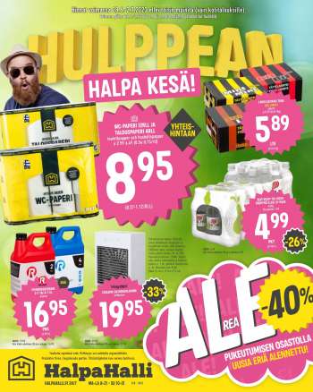 HalpaHalli tarjoukset  - 28.06.2023 - 02.07.2023.